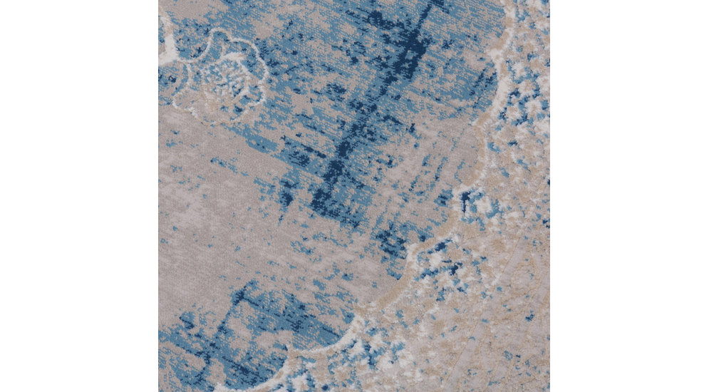 Dywan z orientalnym wzorem niebieski ALMERA 80x140 cm