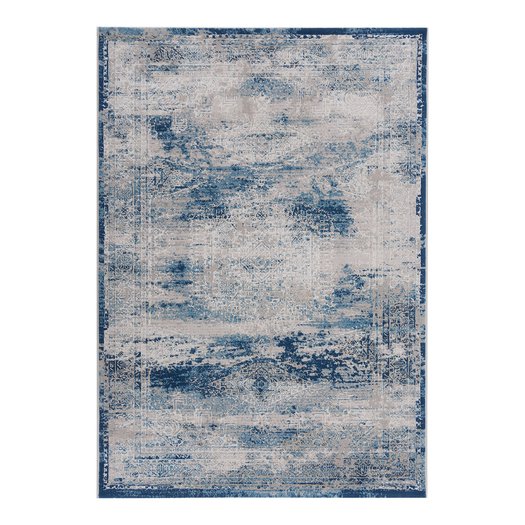 Dywan vintage niebieski ALMERA 120x160 cm