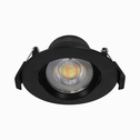 Reflektor spot podtynkowy okrągły czarny ORO ZUMA LED R 9W CCT-W