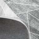 Dywan geometryczny jasnoszary PUERTO 120x160 cm