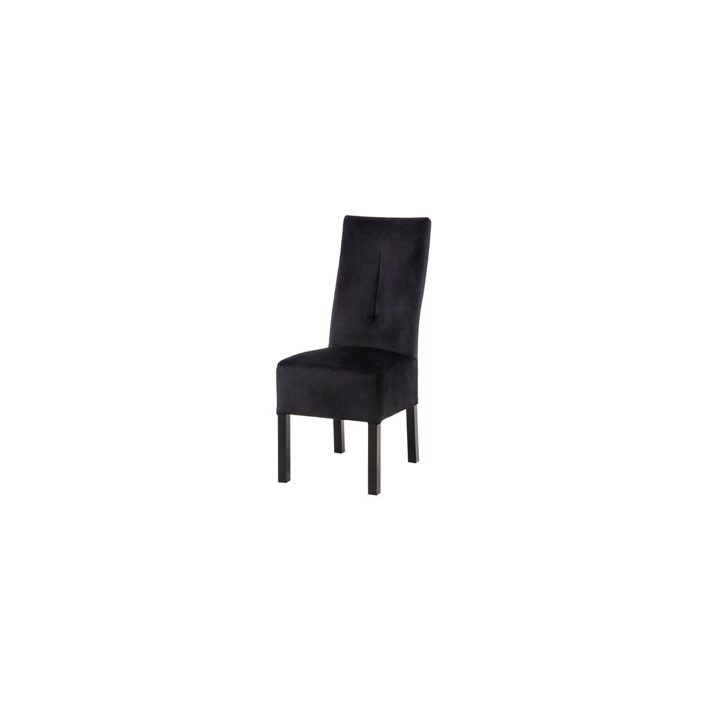 Krzesło tapicerowane czarne BLAINE