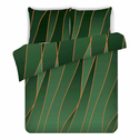 Komplet pościeli satynowej butelkowa zieleń ARGONGREEN 220x200 cm