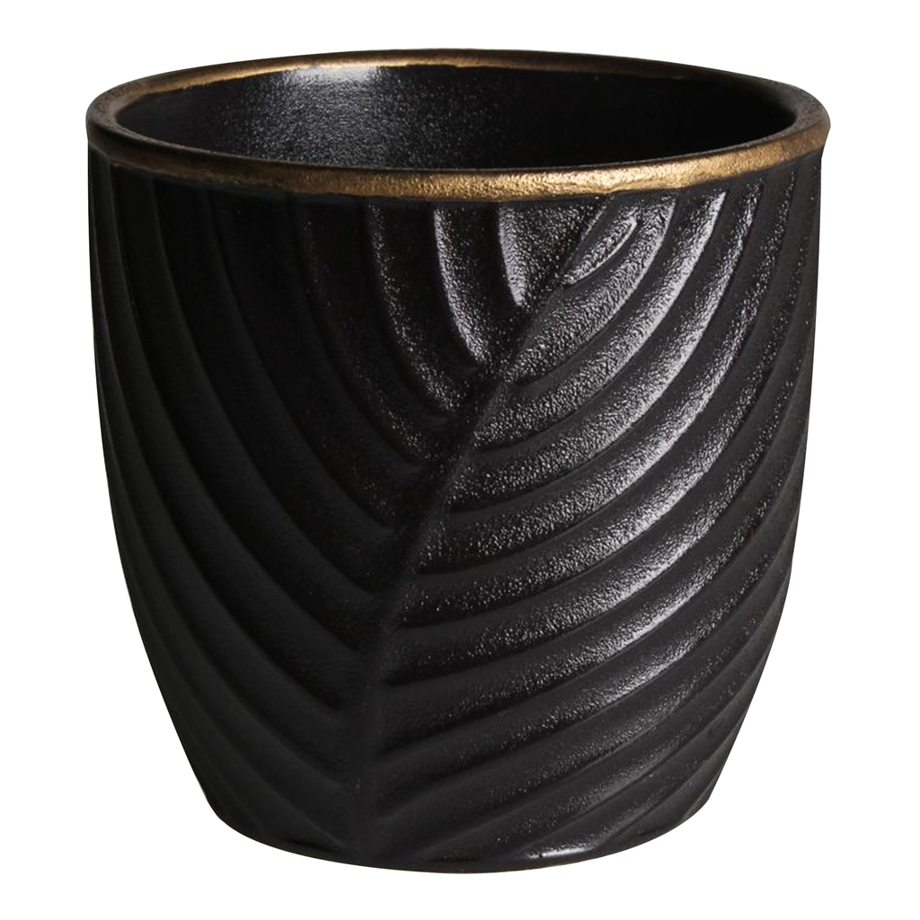Osłonka ceramiczna czarna JUNE 13,5 cm