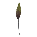 Sztuczny liść zielony 125 cm