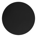 Kinkiet minimalistyczny okrągły czarny LUNA NEW 30 cm