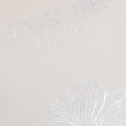 Poszewka dekoracyjna welurowa kremowa PALM 45x45 cm