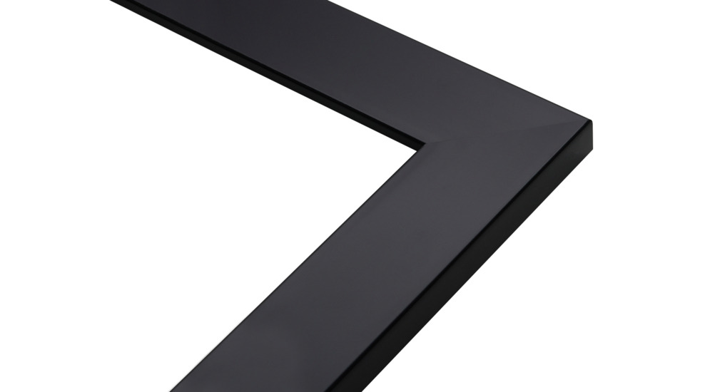 Lustro w czarnej ramie SLIM 47,5x107,5 cm