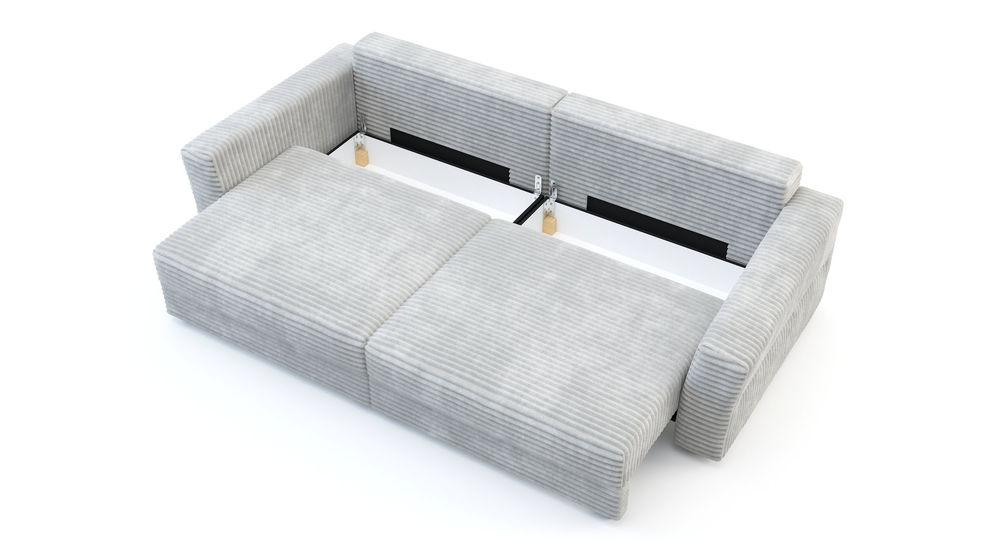 Sofa rozkładana 4-osobowa NOEMI jasnoszary