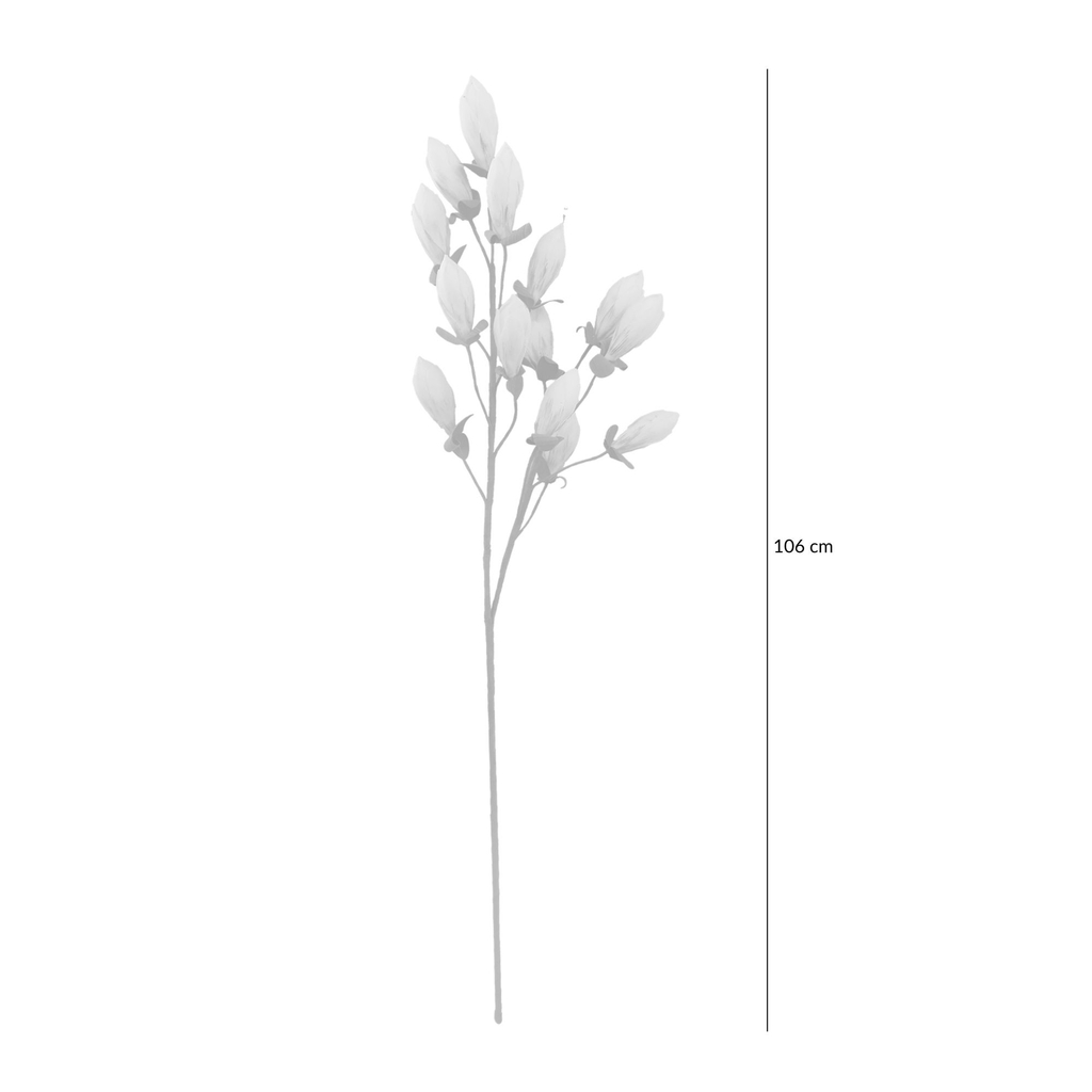 Grafika poglądowa - sztuczny kwiat z pąkami GREEN 106 cm.