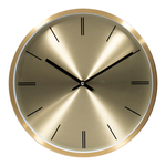 Zegar ścienny nowoczesny złoty 30 cm