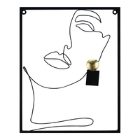 Dekoracja ścienna kobieta z kolczykiem I 40x50 cm