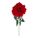 Sztuczny kwiat róża czerwona 74 cm