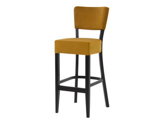Krzesło barowe musztardowe RYAN
