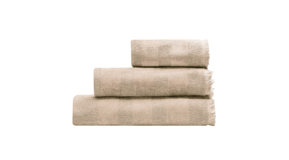 Ręcznik bawełniany krem LANETTE 50x90 cm