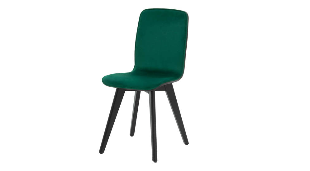 Krzesło butelkowa zieleń CORY
