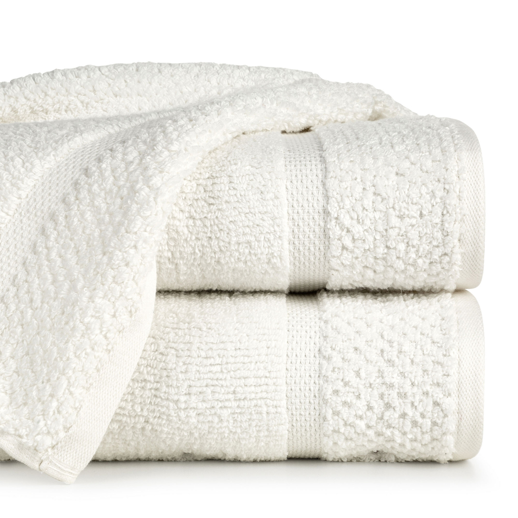 Ręcznik bawełniany kremowy Vilia 70x140 cm