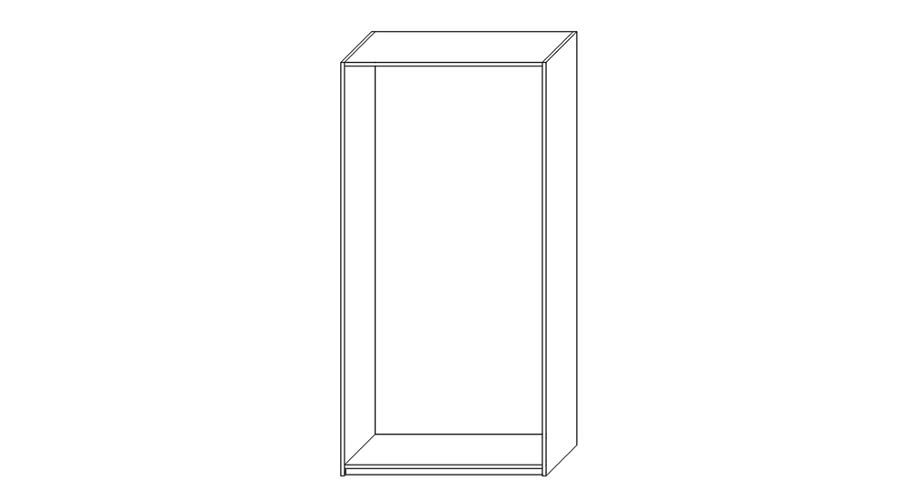ADBOX Camilla Szafa 6-drzwiowa, 2 drążki, 300x60x249,6 cm