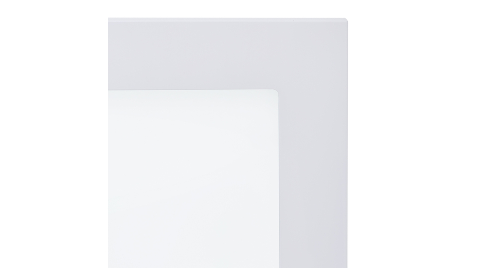 Front przeszklony NOTO 40x76,5 biały połysk