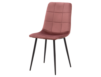Krzesło tapicerowane różowe FOLVIO