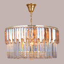 Lampa wisząca glamour złota CAMILLE 60 cm