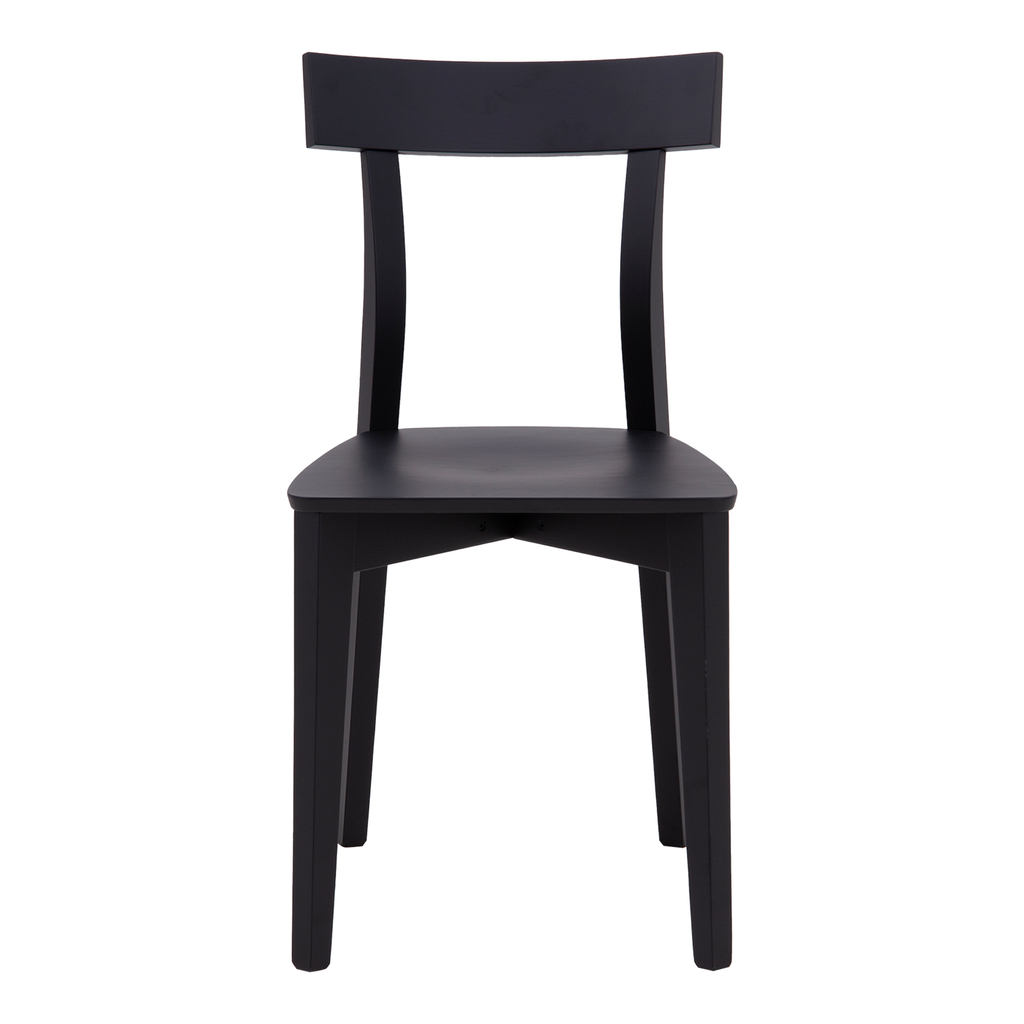 Czarne krzesło drewniane do jadalni VIOLA
