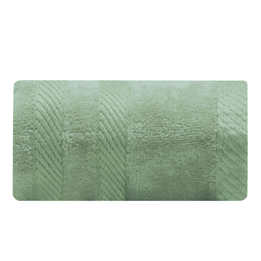 Ręcznik bawełniany do rąk zieleń CAROLINE 30x50 cm