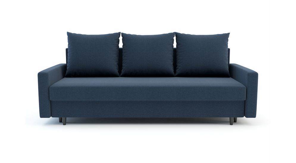 Sofa rozkładana ciemnoniebieska KELLY