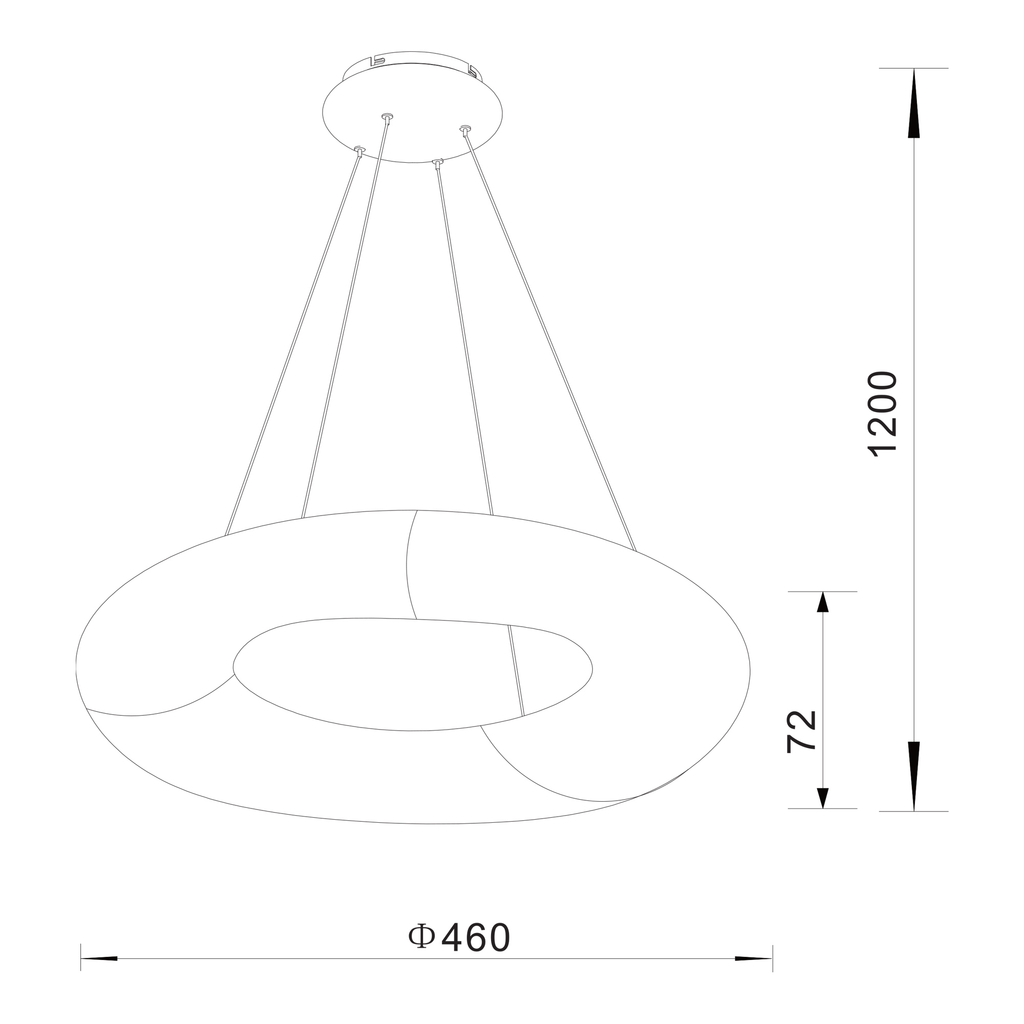 Lampa wisząca LED LIMA 15010002