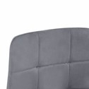 Krzesło tapiecerowane szare SERGIUS