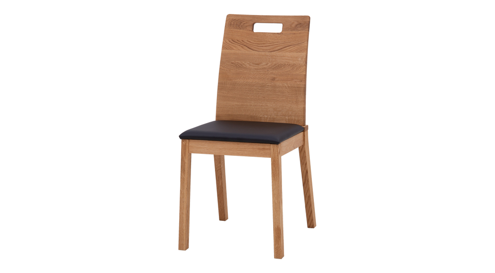 Krzesło z siedziskiem z ekoskóry FLOKI