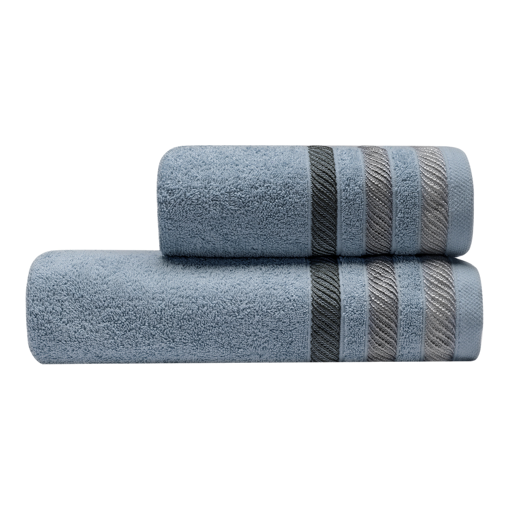 Ręcznik niebieski MOSS 70x140 cm