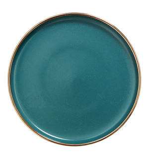 Talerz deserowy ceramiczny ciemno zielony RANDO 20 cm