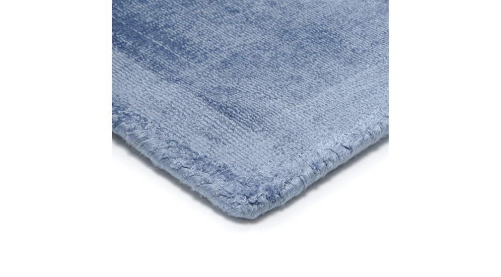 Dywan ręcznie tkany z wiskozy niebieski 200x290 cm