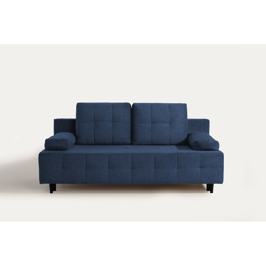 Sofa rozkładana 3-osobowa niebieska ARIEL