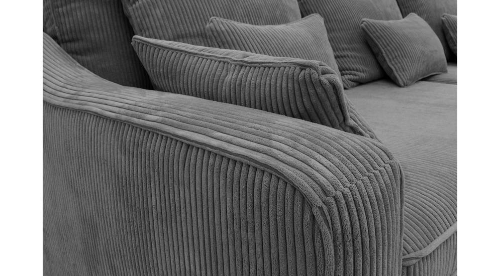 Sofa sztruksowa rozkładana podwójnie EVORA