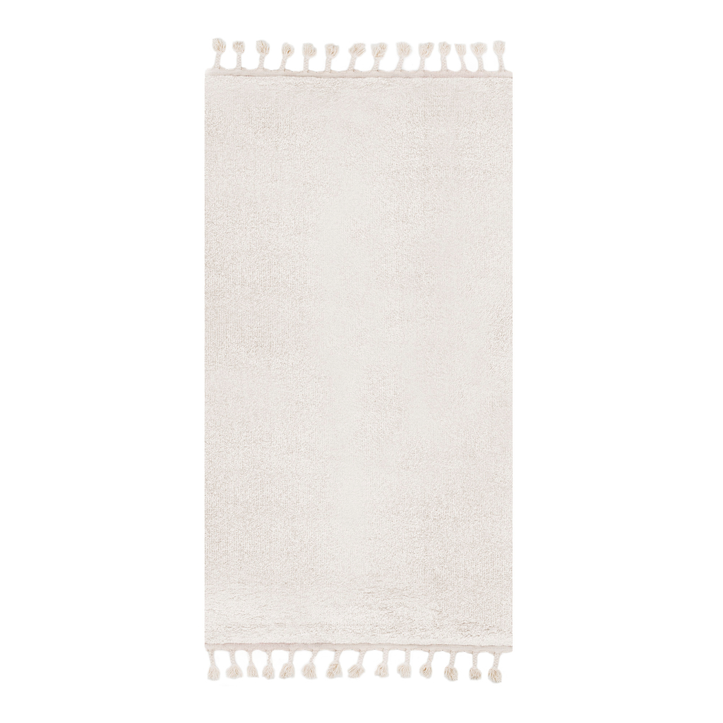 Dywan z frędzlami kremowy ALASKA 80x150 cm