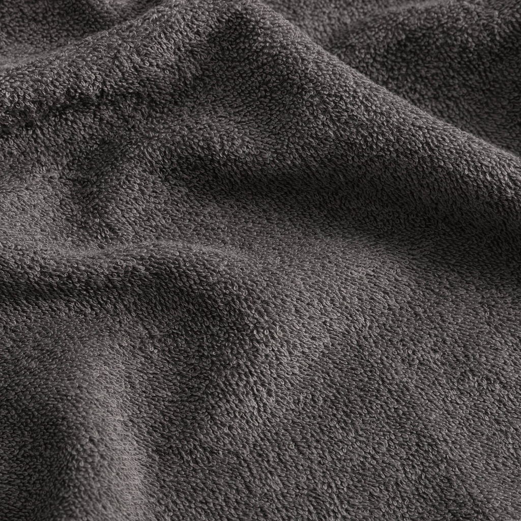 Bawełniany ciemnoszary ręcznik do rąk