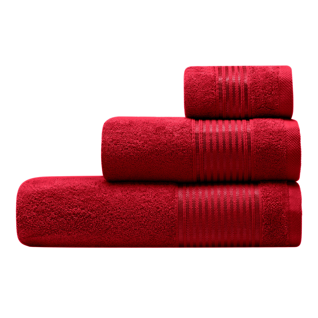 Ręcznik do rąk czerwony ESTERA 30x50 cm