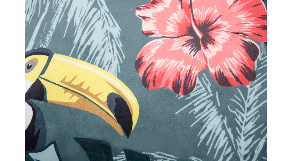 Poszewka dekoracyjna w tukany AMAZONIA 45x45 cm
