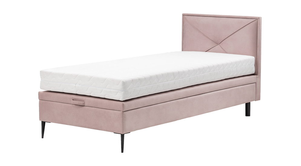 Rama łóżka różowa DONNA KP 120x200 cm