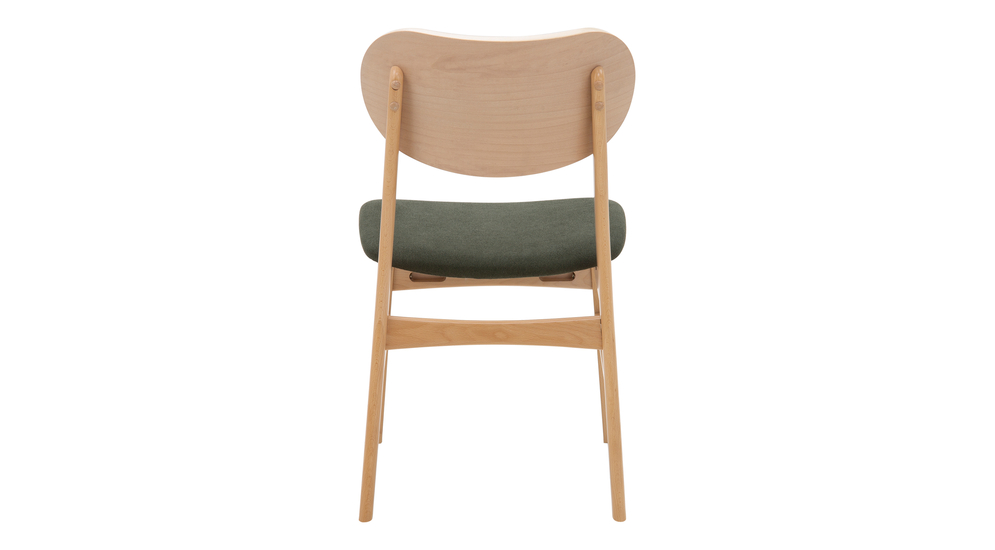 Krzesło tapicerowane zielone ISCHIA