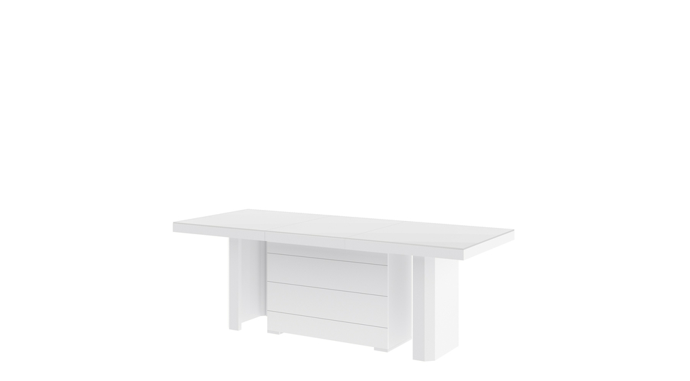 Stół rozkładany KOLOS MAT biały