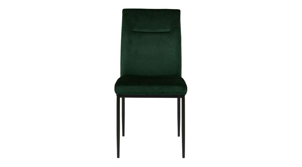 Krzesło tapicerowane ciemnozielone BRUNO