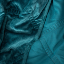 Narzuta na łóżko turkusowa EMPORIA 220x200 cm