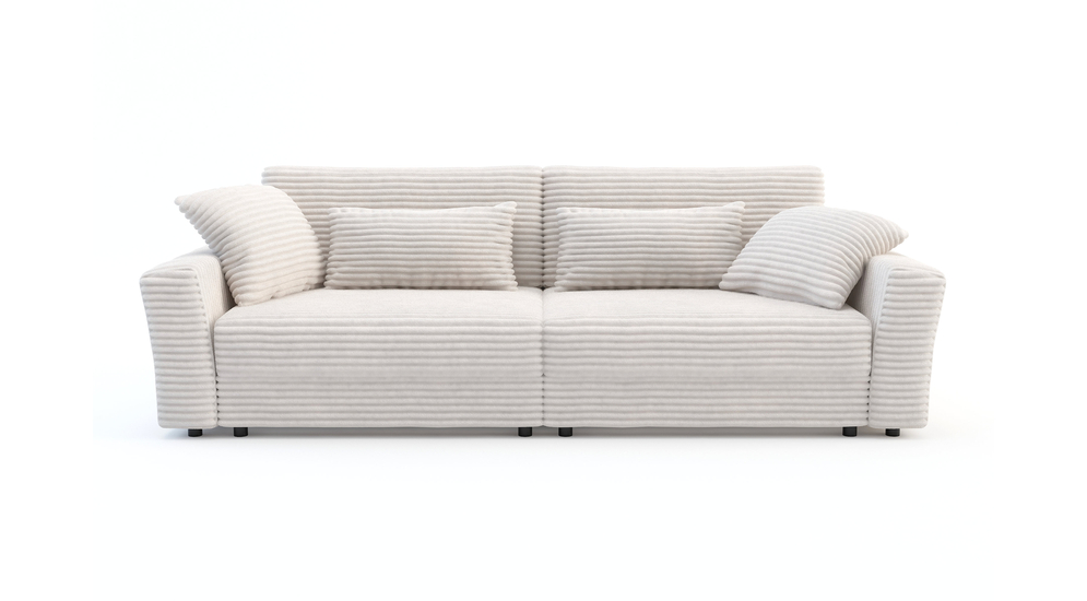 Sofa rozkładana 4-osobowa NOEMI kremowy