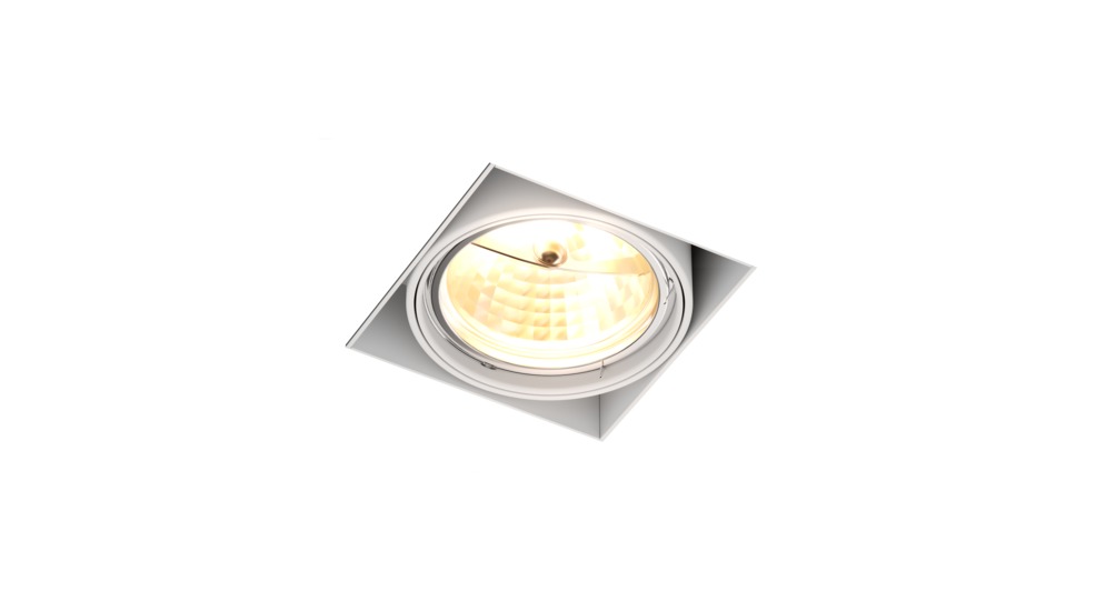 Reflektor podtynkowy 1-punktowy biały ONEON