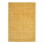 Dywan ręcznie tkany z wiskozy żółty 240x340 cm