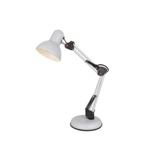 Lampa biurkowa GARITA biała T51S-WH 