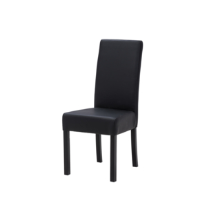 Krzesło ekoskóra czarne AMARETO