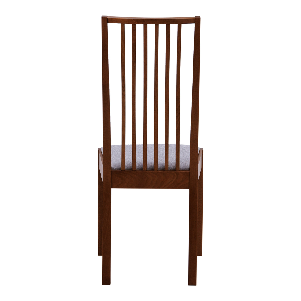 Krzesło PAOLA szare/buk czekoladowy